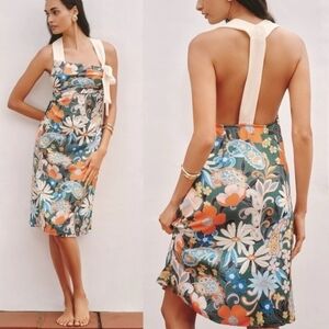 NWT Anthropologie Celandine Halter Midi Dress - Size S